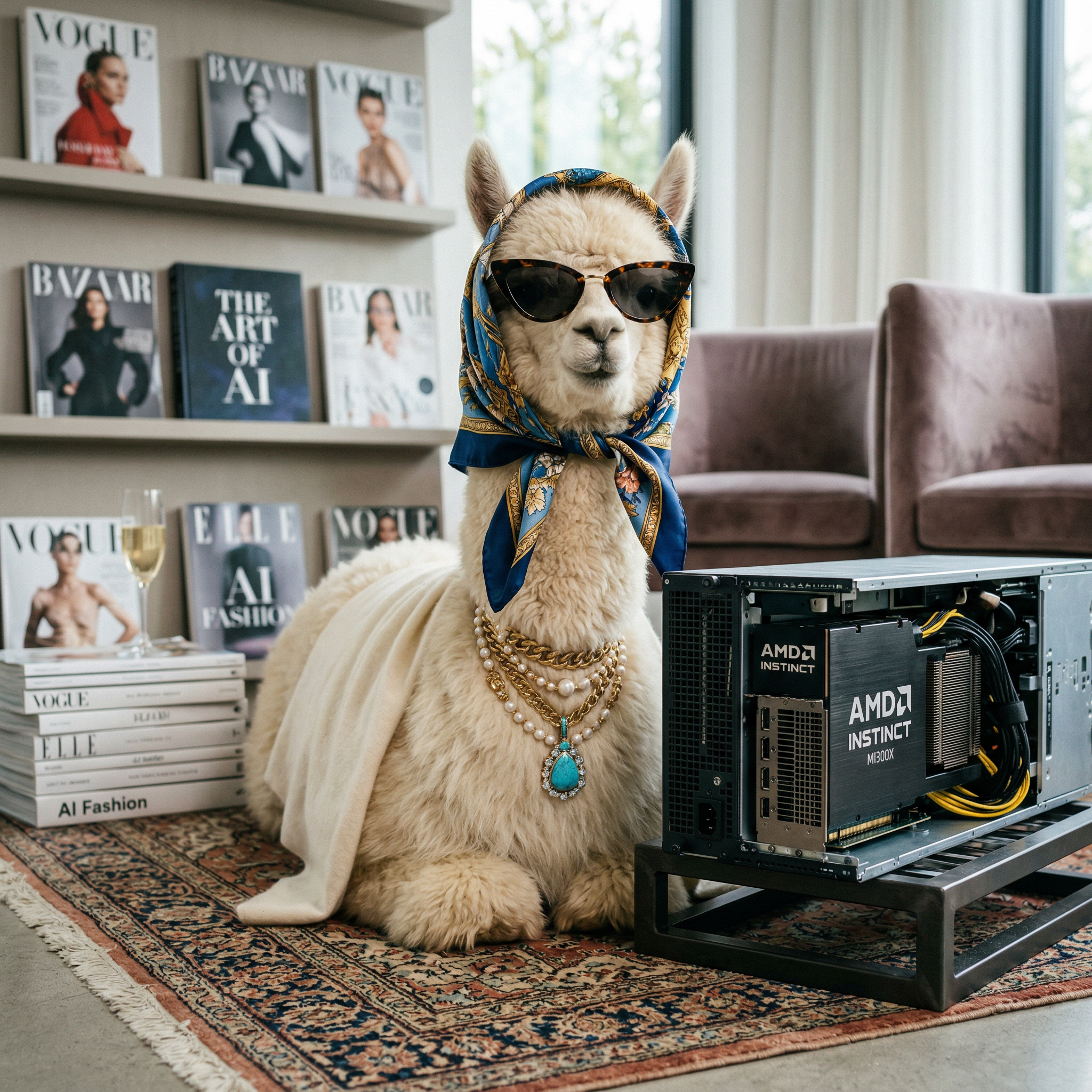 See the Power of Llama 3.2 Vision on AMD MI300X